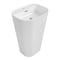 Streamline 23.6 in. Solid Surface Resin Freestanding Basin In Glossy White K-1889-24 - alternate 8